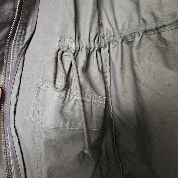 Abercrombie & Fitch women's long green jacket - Picture 6 of 10